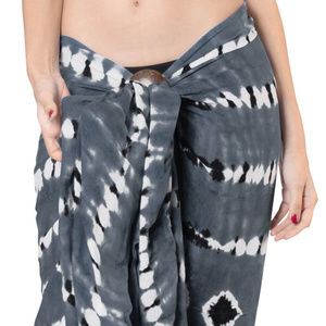 Brand New Tie Dye Sarong - Grey, include buckle XL